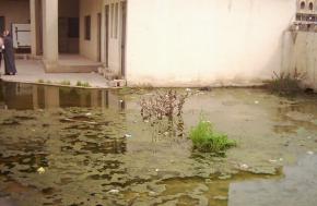 Hadiya's school has been reduced to a swamp by the U.S. occupation