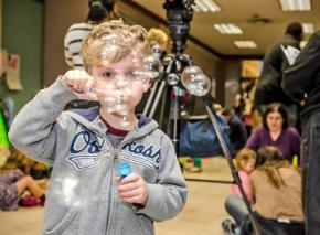 A protester spreads mayhem inside Chicago Public Schools headquarters