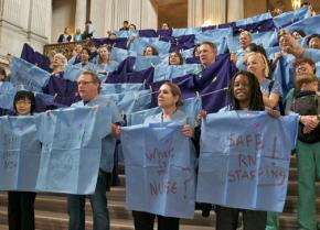 San Francisco nurses protest short-staffing in California hospitals