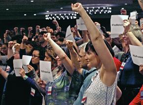 The crowd at a session of Socialism 2014 in Chicago